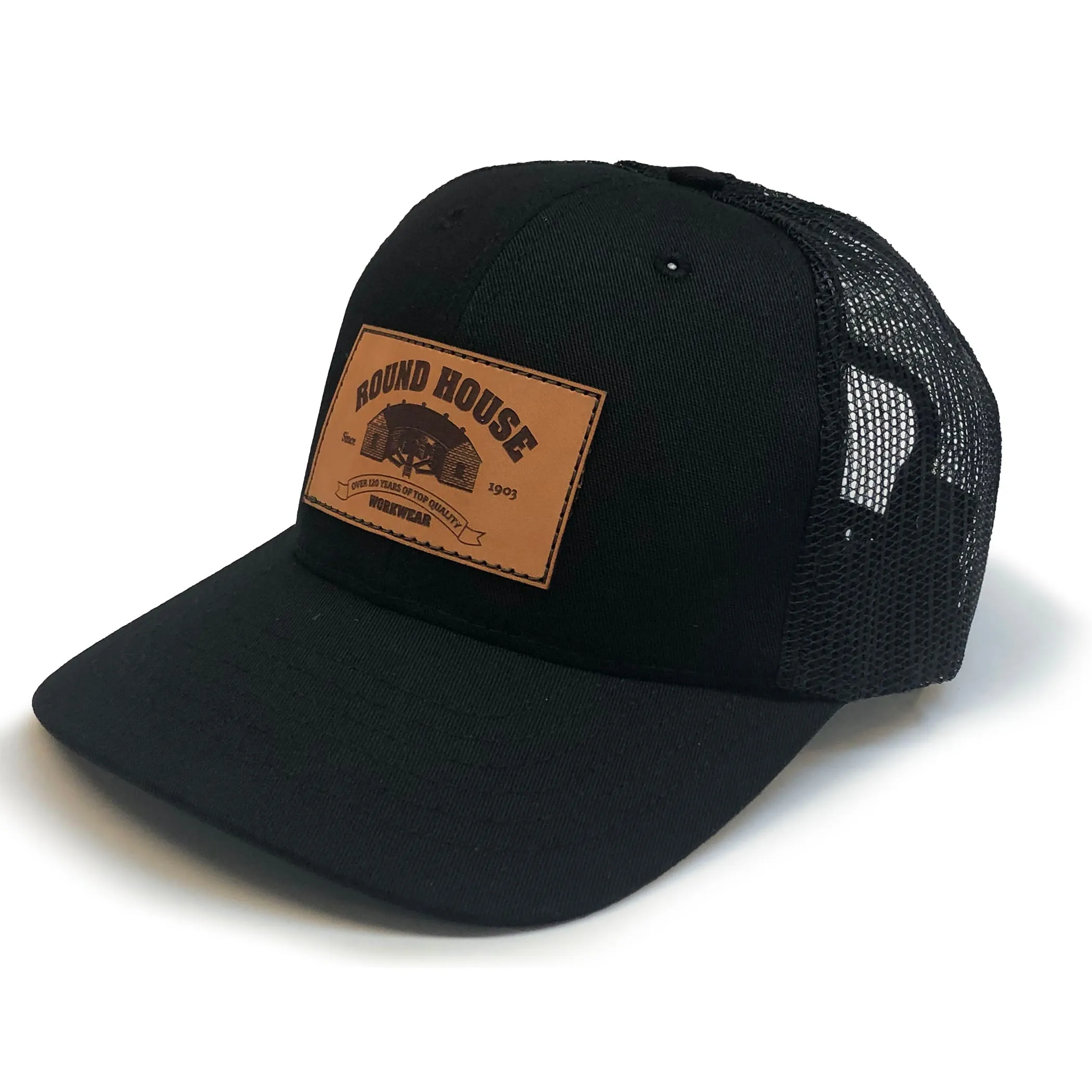 #640 Pro Patch Logo Mesh-Back Trucker Cap - MADE IN USA