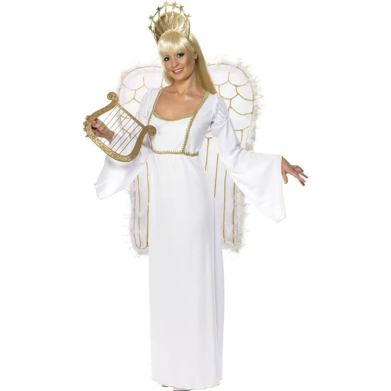 Angel Costume with Dress, Crown & Wings