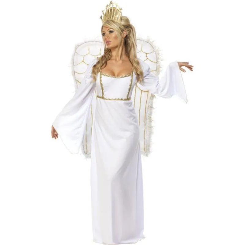 Angel Costume with Dress, Crown & Wings