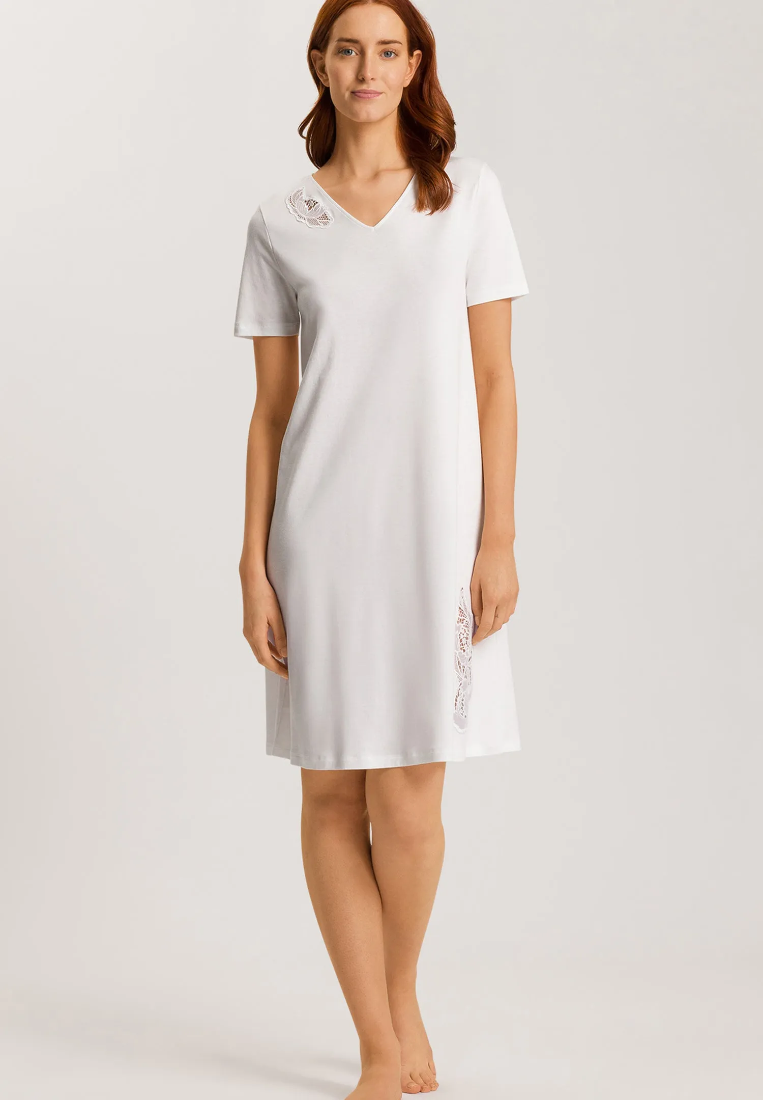 Anne Nw-S/Slv Nightdress 100 Cm