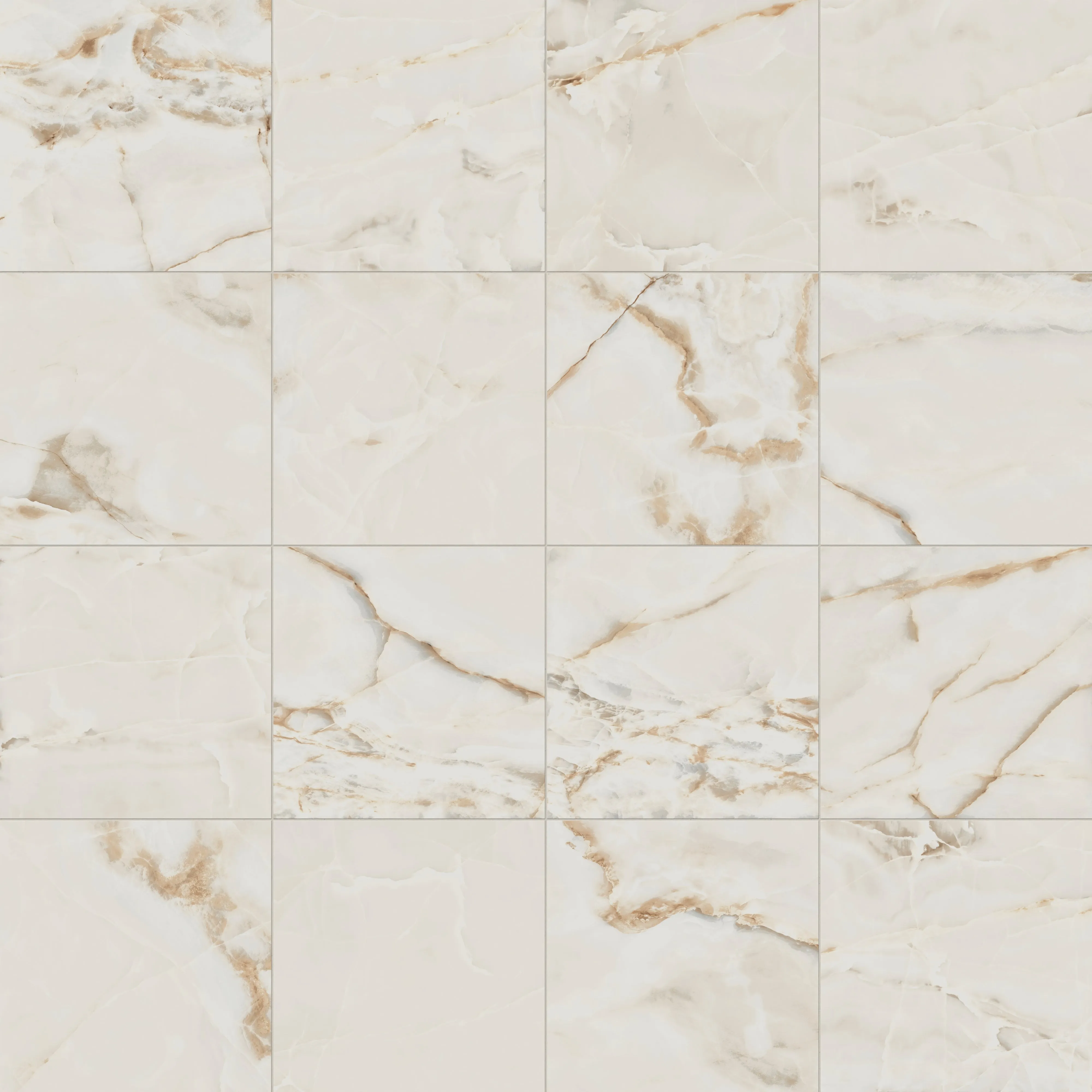 Astrid 24x24 Matte Porcelain Tile in Alabaster