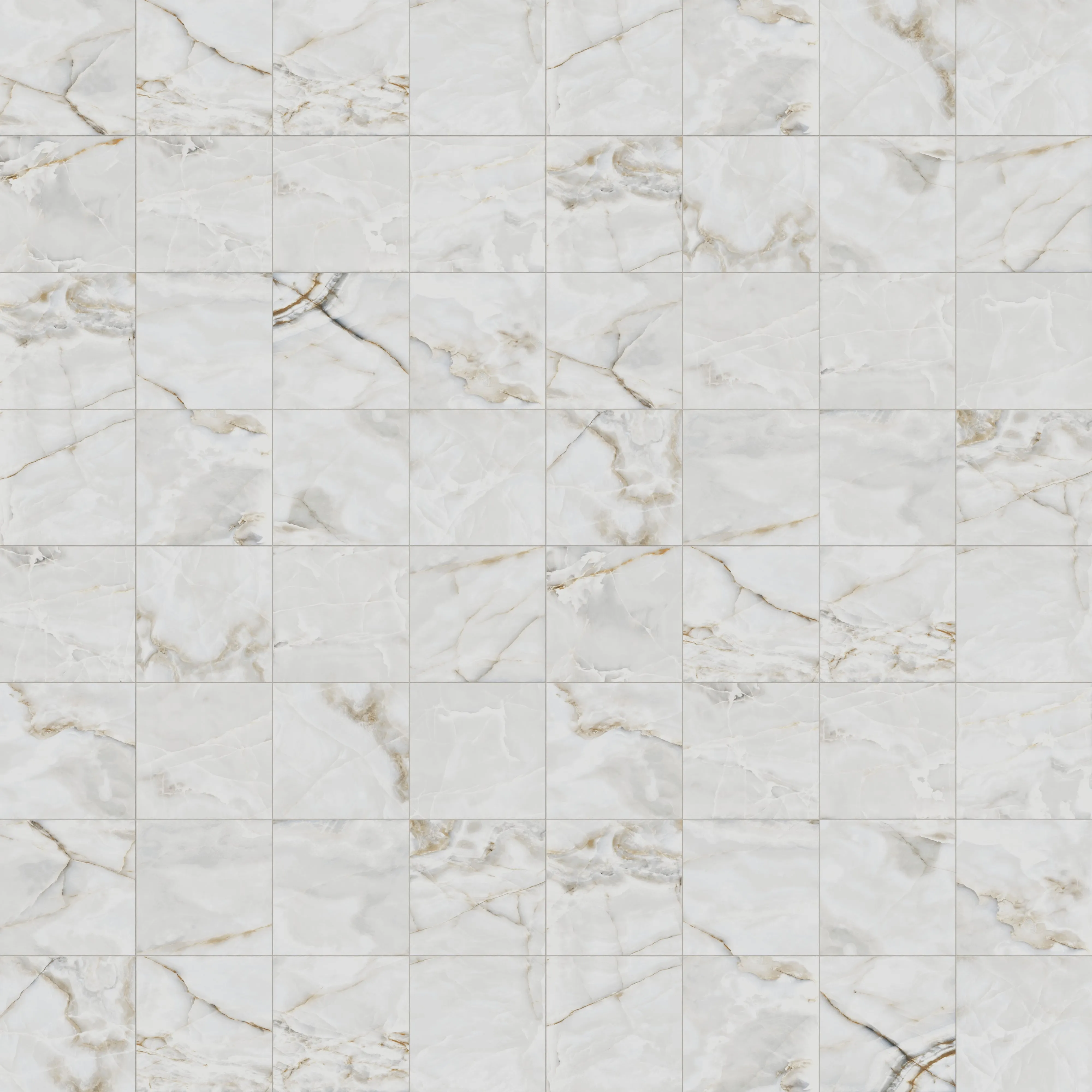 Astrid 24x24 Polished Porcelain Tile in Pearl