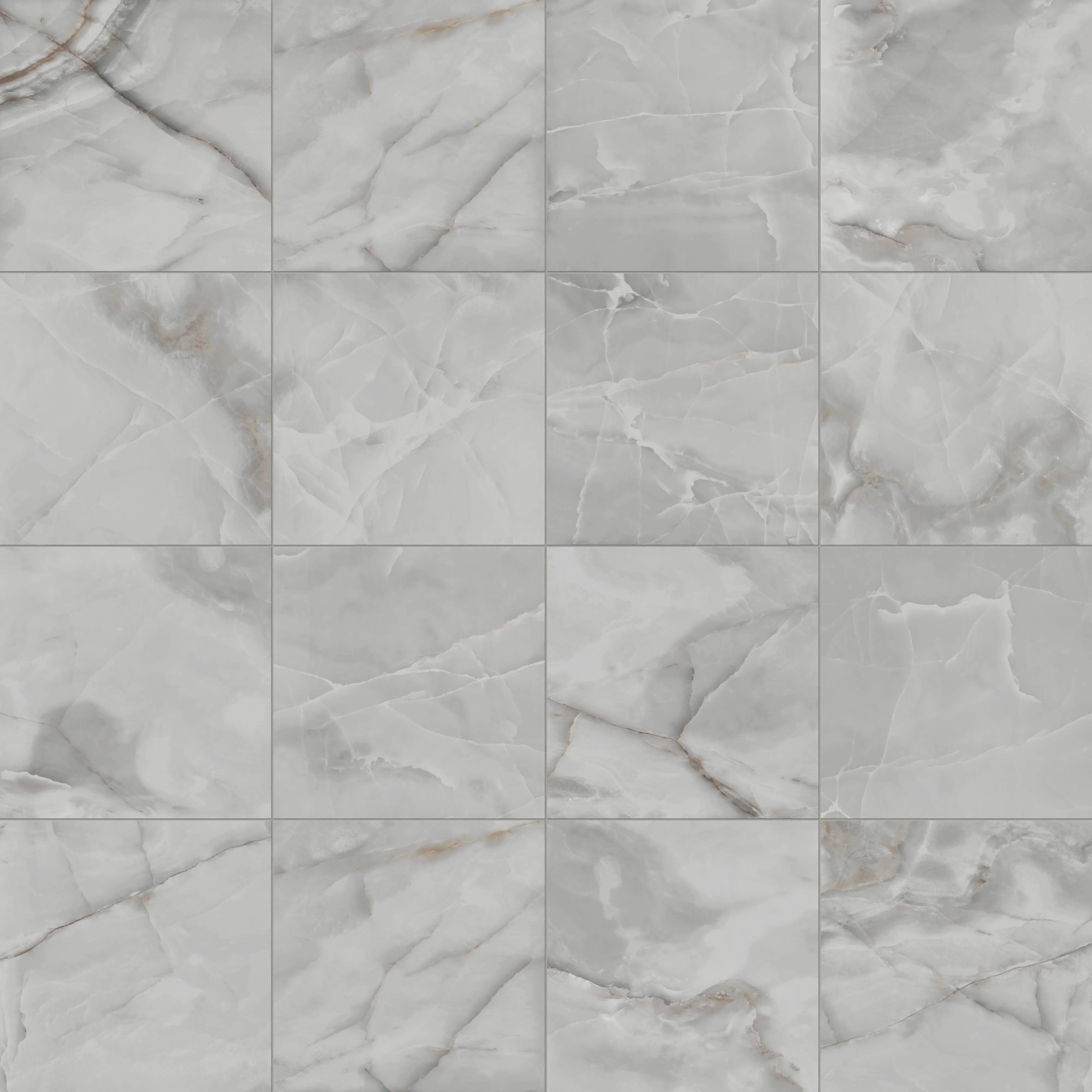 Astrid 24x24 Polished Porcelain Tile in Slate