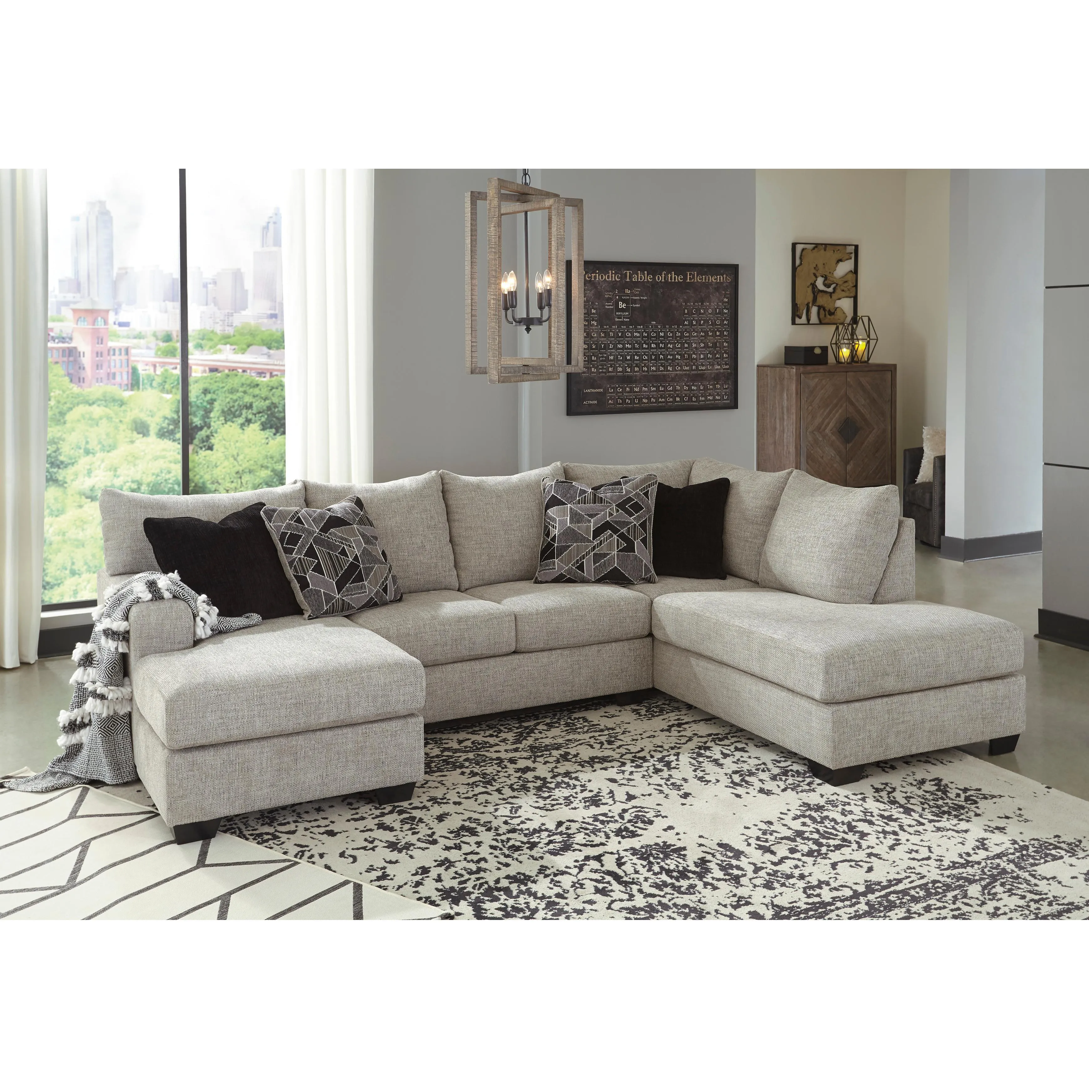 Benchcraft Megginson Fabric 2 pc Sectional 9600602/9600617