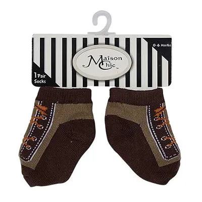 Brown Sneaker Socks