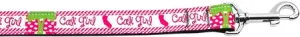 Cali Girl Nylon Dog Leash 5-8 Inch Wide 6ft Long