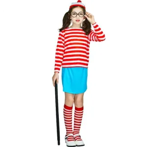 Children Where's Wally Girl Costume