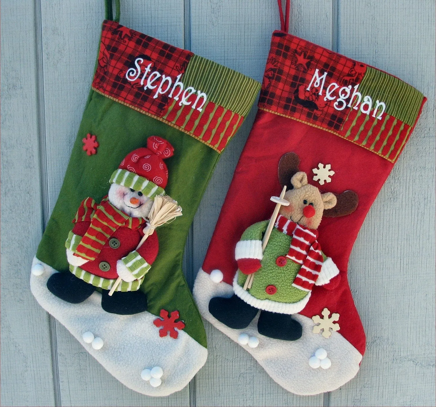 Children's Santa 3D Stocking with Free Personalization