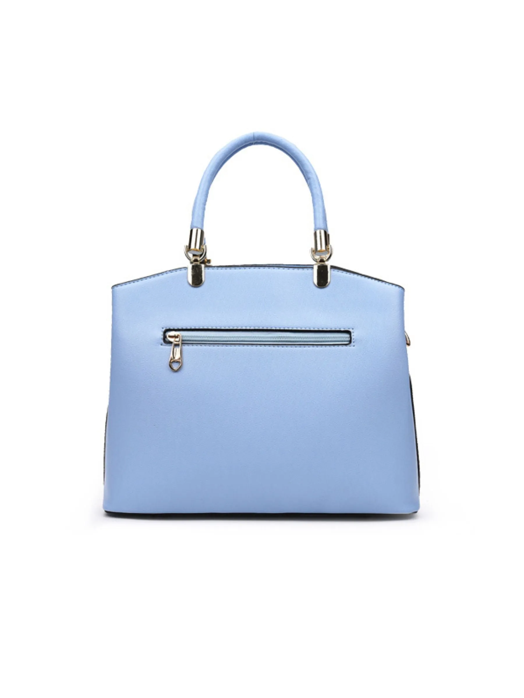 Chloe Floral Shoulder Bag in Light Blue