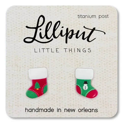 Christmas Stockings: Earrings - Lilliput Little Things