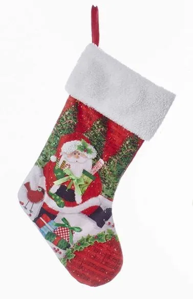 Christmas Tree and Santa Stockings, 2 Assorted, C4728