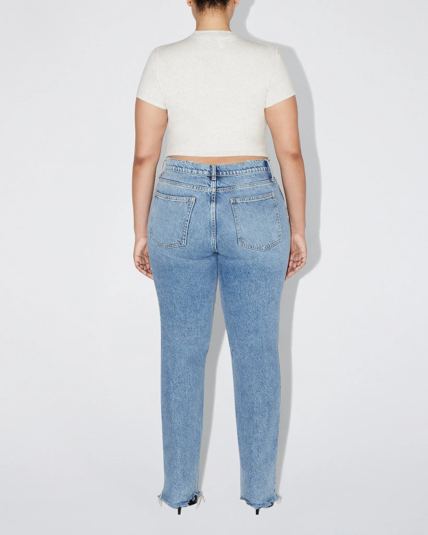 Classic Straight Leg Denim | Light Wash