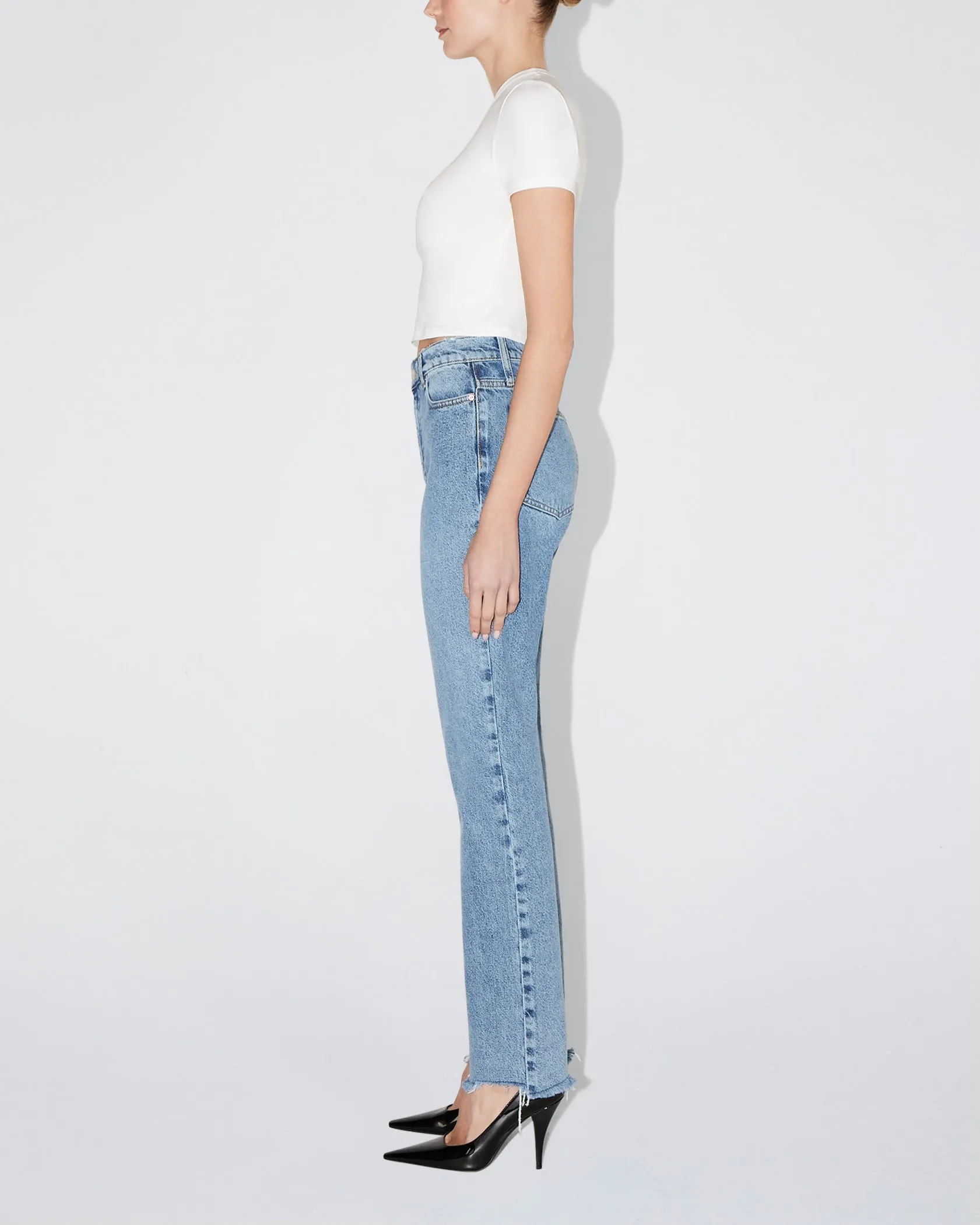 Classic Straight Leg Denim | Light Wash