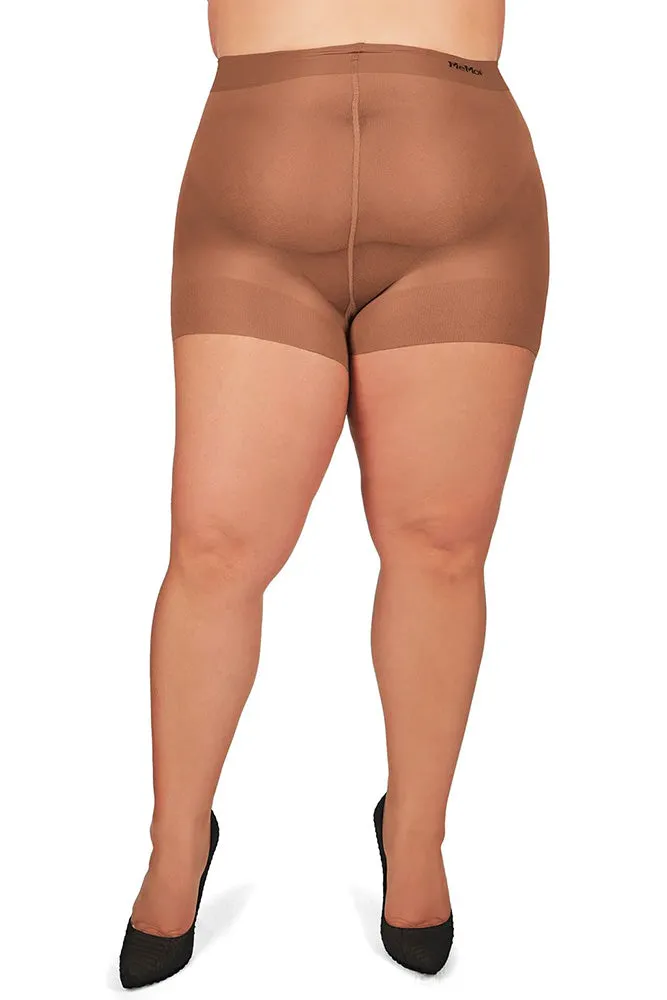 CURVY ULTRA SHEER CONTROL TOP PANTYHOSE