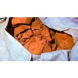 Divinehouse Red Geru Mitti Whole/Stone Form 1/2 Kg (500 GMS)