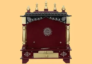 Elegant Hand Crafted Teak Wooden Temple