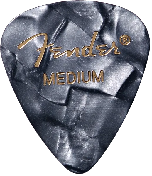 Fender Black Moto (12Pk) Medium Guitar Picks