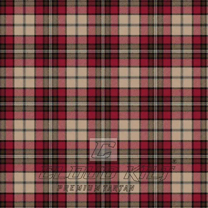 Fitzsimmons Red Modern Tartan