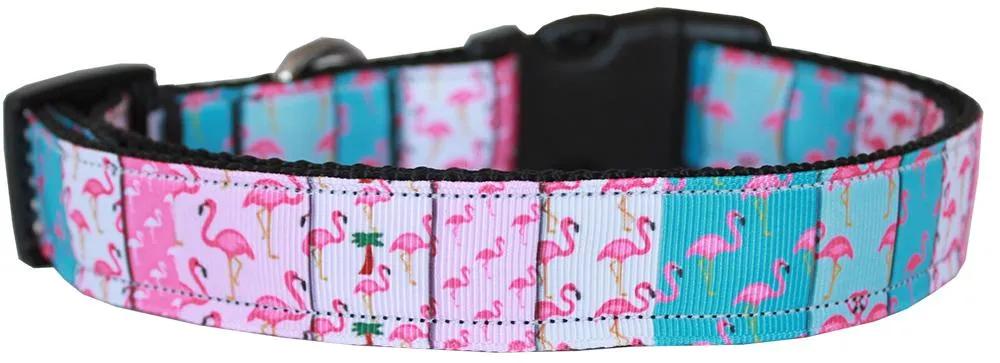 Flamingo Fun Nylon Cat Safety Collar