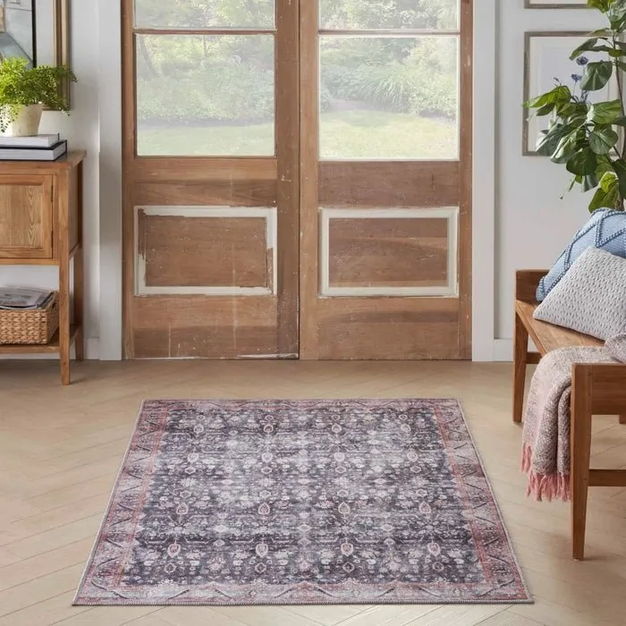 Grand Washables GRW06 Navy/Ivory Rug