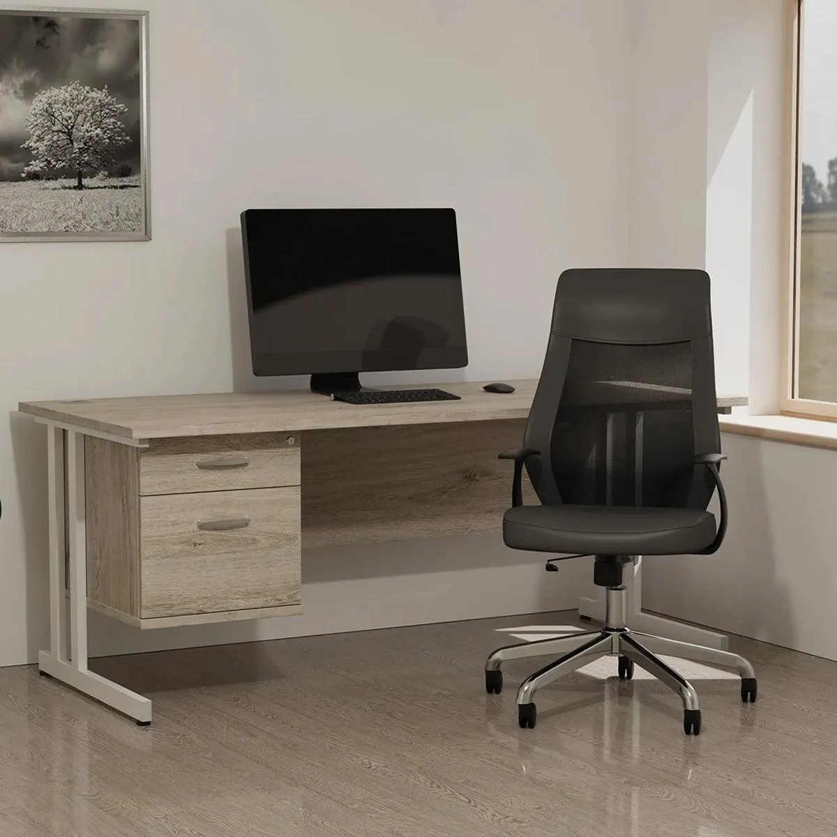 Impulse Office Desk A4 Drawers