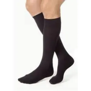 Knee-High Firm Opaque Compression Stockings Large, Black