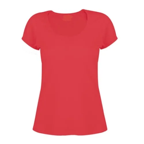 Logo Ladies Cotton Spandex TShirt