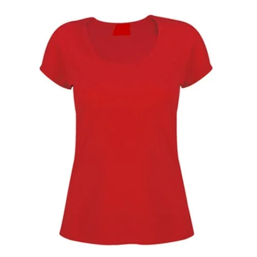 Logo Ladies Cotton Spandex TShirt