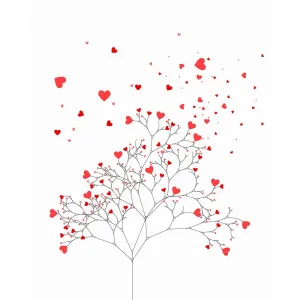 Love Tree Printed Backdrop