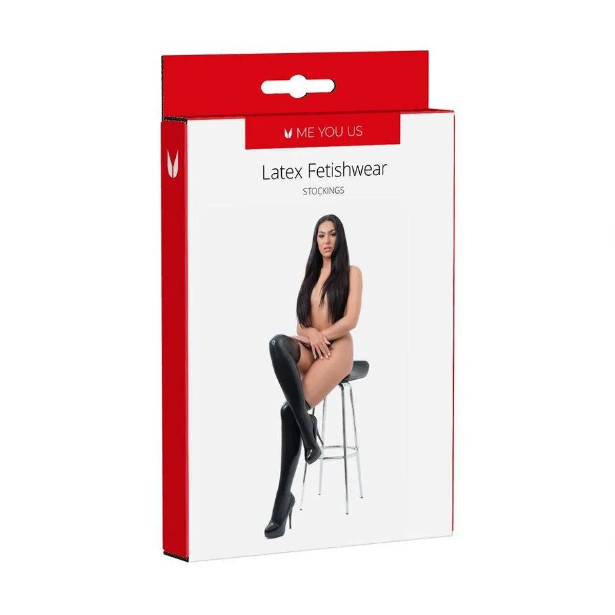 Me You Us Latex Stockings Black Medium