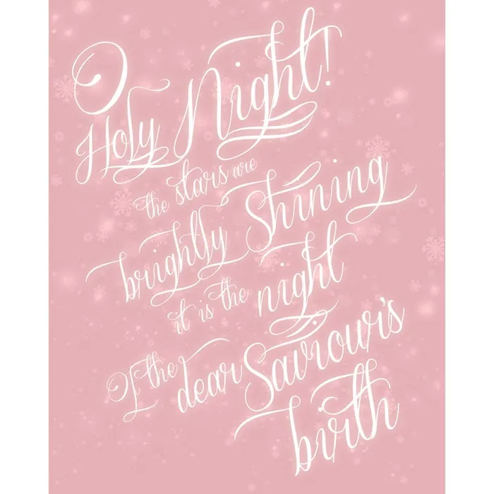 O Holy Night Printed Backdrop