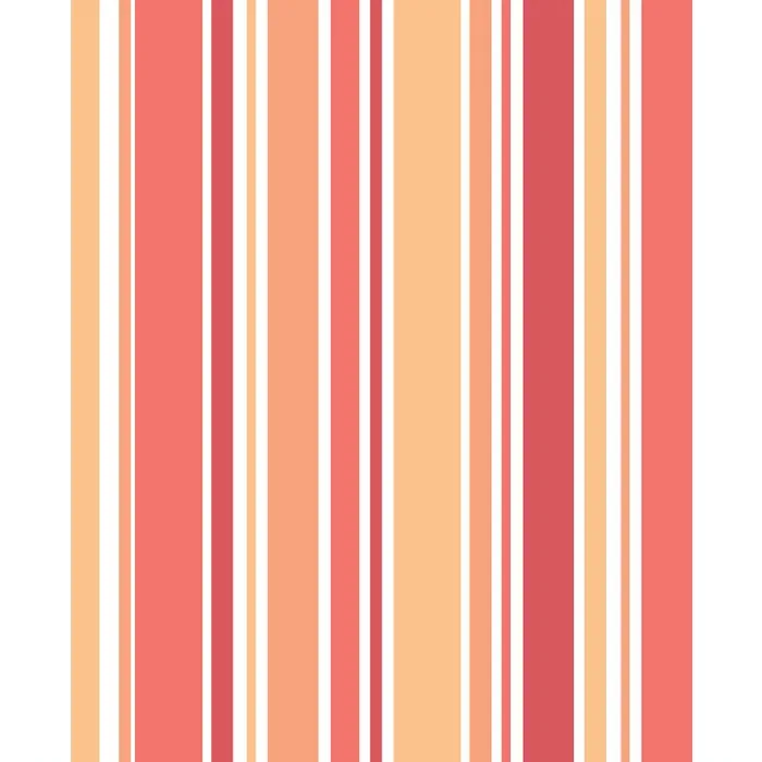 Peach & Orange Striped Printed Backdrop