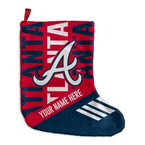 Personalized Atlanta Braves Echo V2 Christmas Stocking - 9"x16"