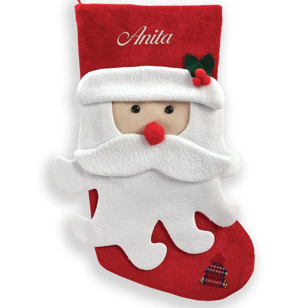 Personalized Beard Christmas Stocking