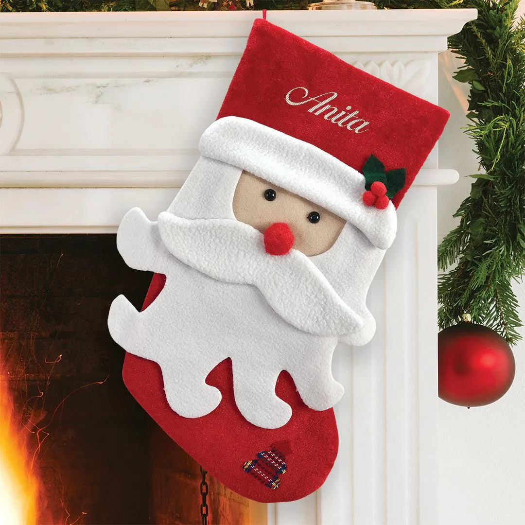 Personalized Beard Christmas Stocking