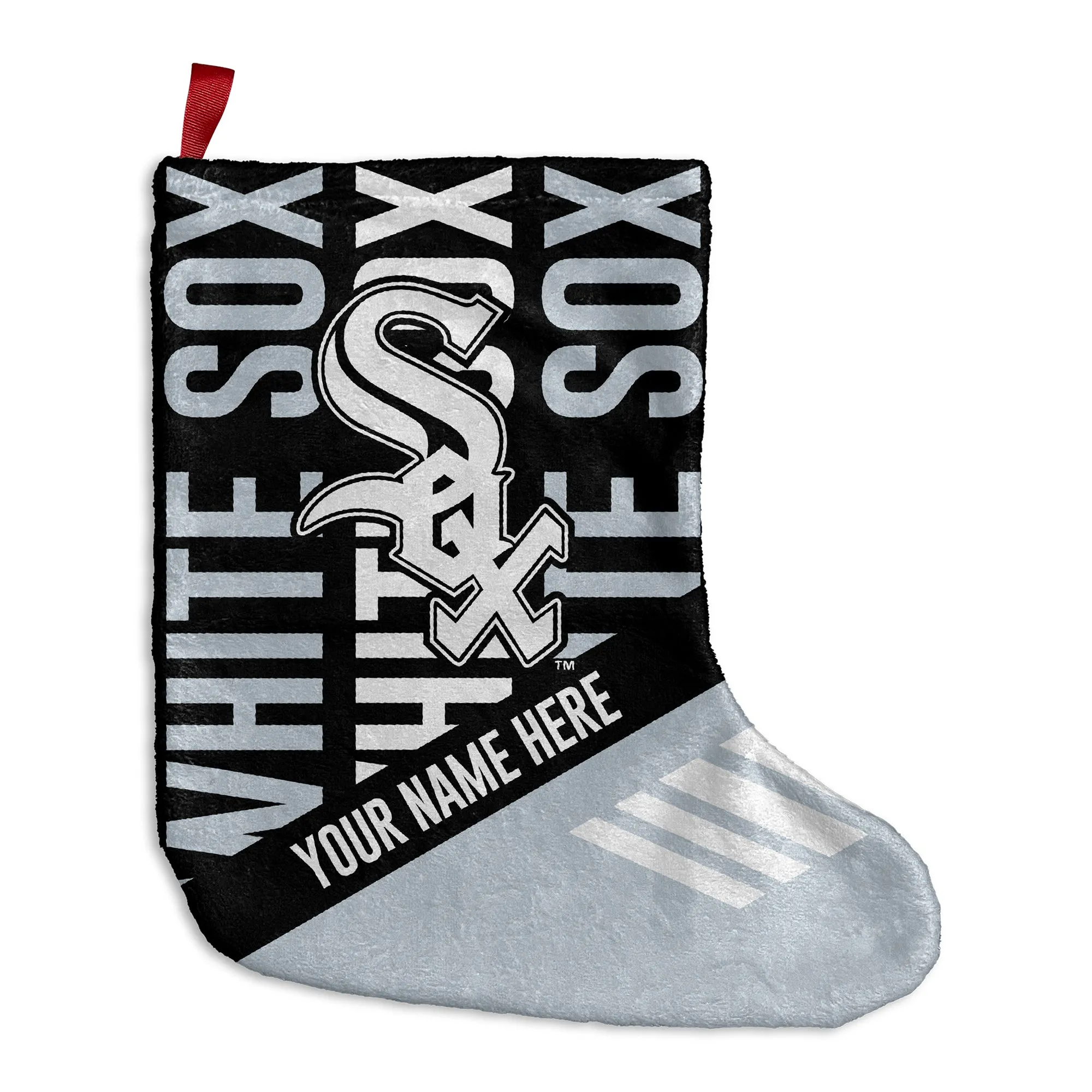 Personalized Chicago White Sox Echo Christmas Stocking - 9"x16"