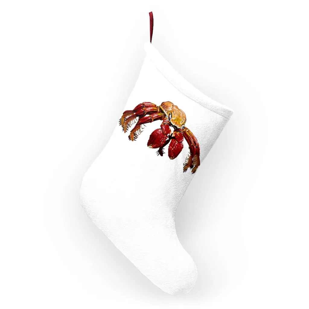 Red Crab Christmas Stockings