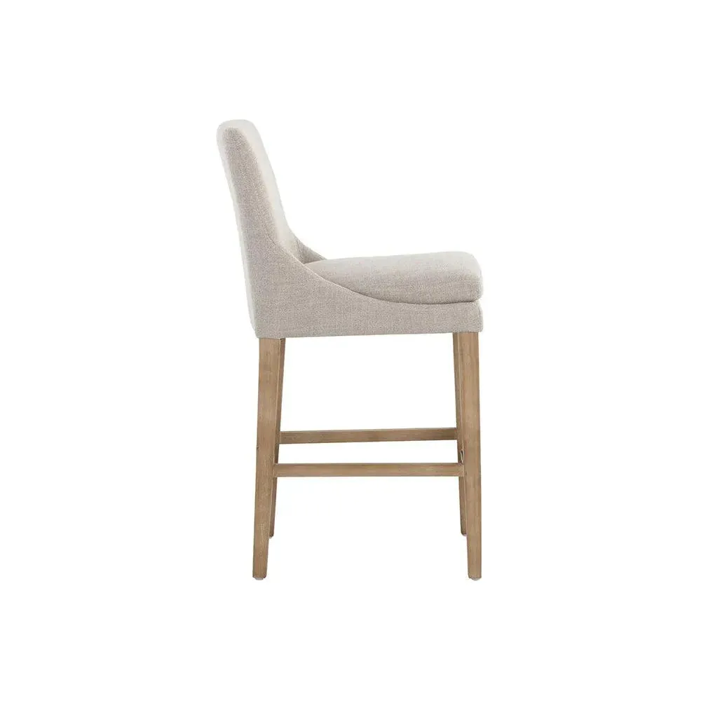 Rosine Counter Stool Effie Flax With Solid Birch Wood