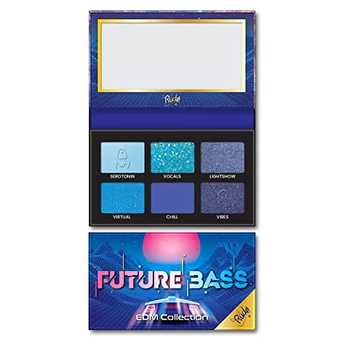 RUDE EDM Collection Color Themed Vibrant Eyeshadow (Future Bass)