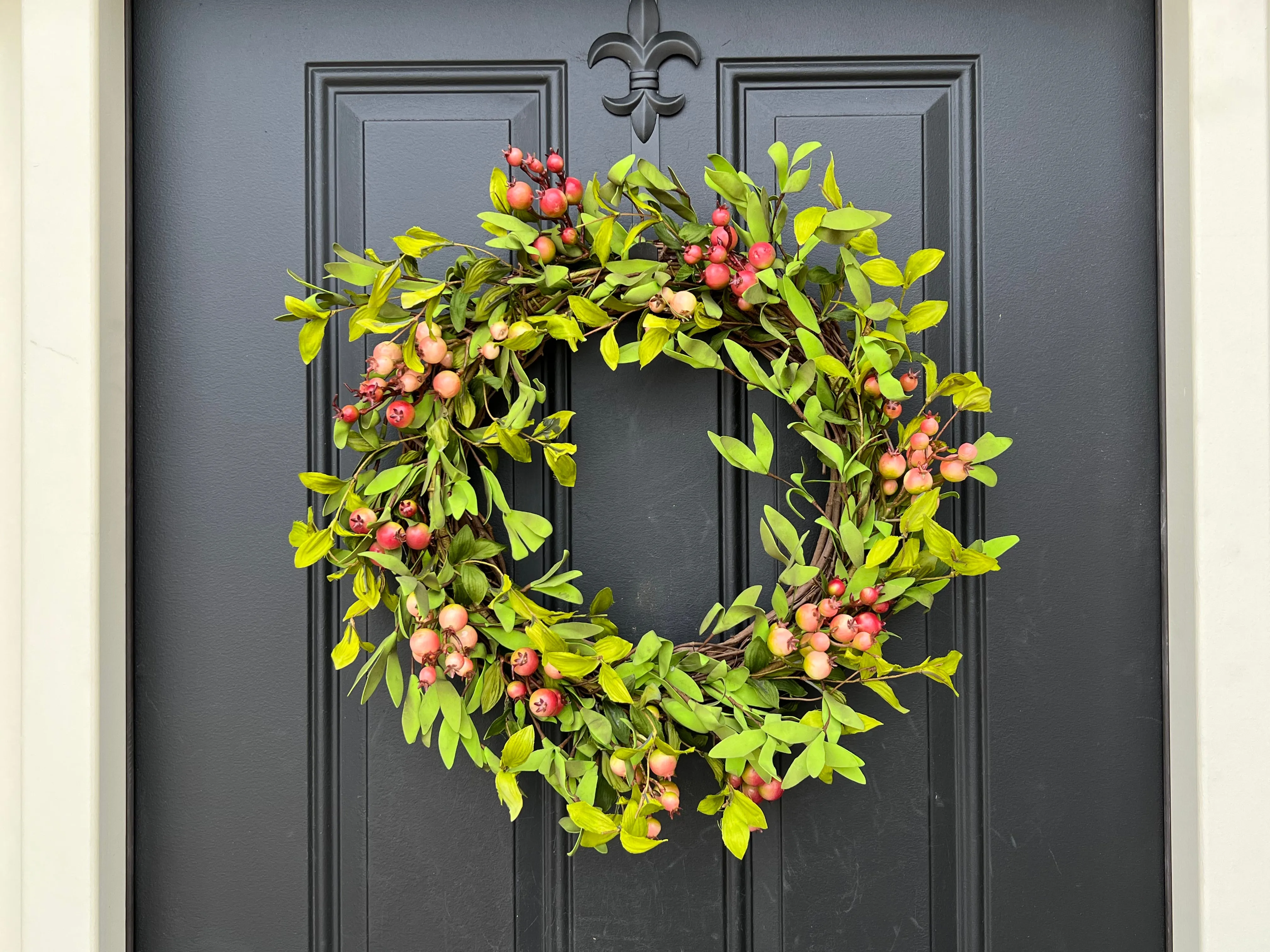 Rustic Farmhouse Crabapple Wreath