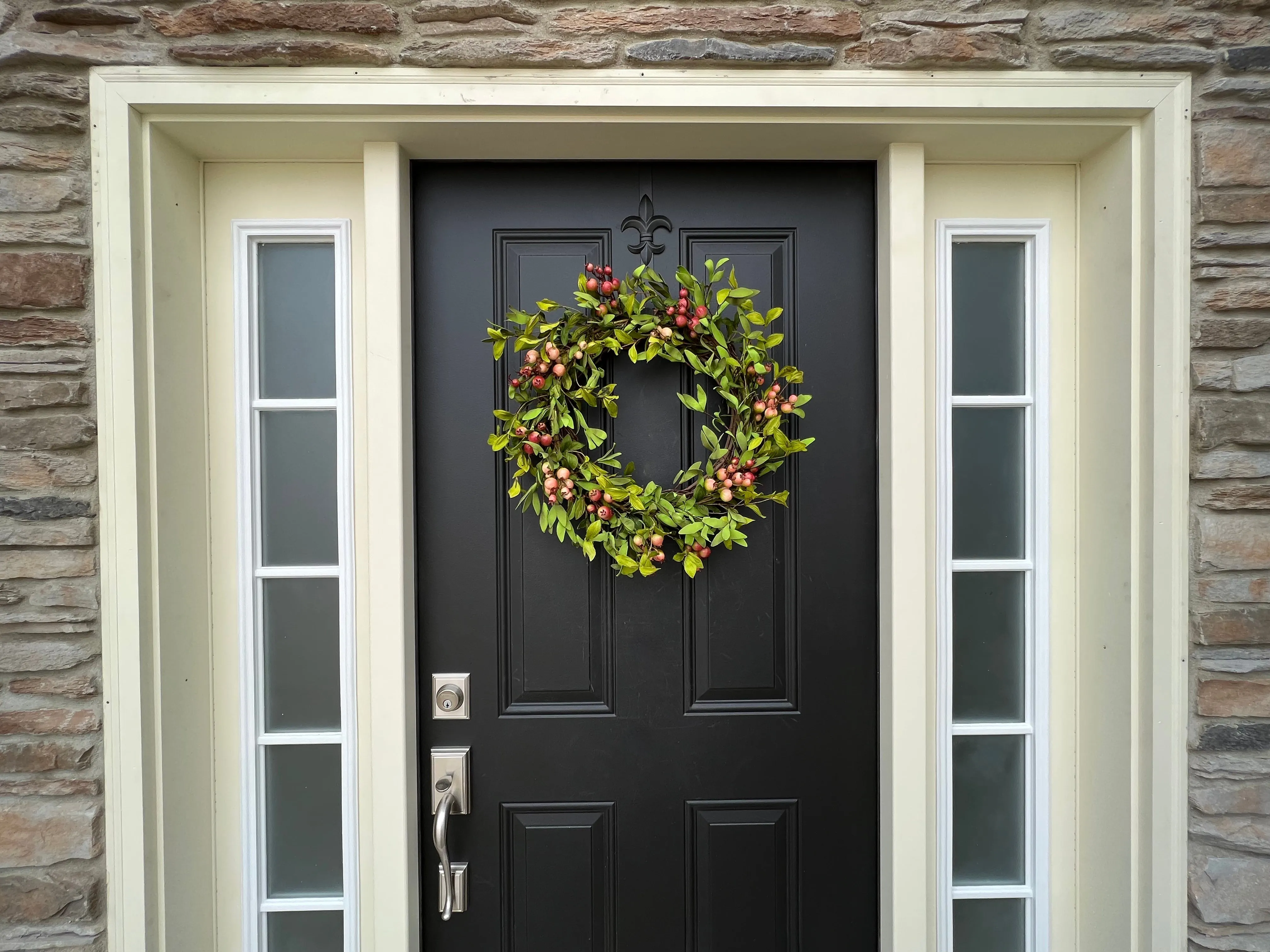 Rustic Farmhouse Crabapple Wreath