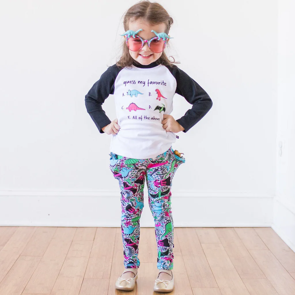 “She-Rex” Dinosaurs Leggings with Pockets