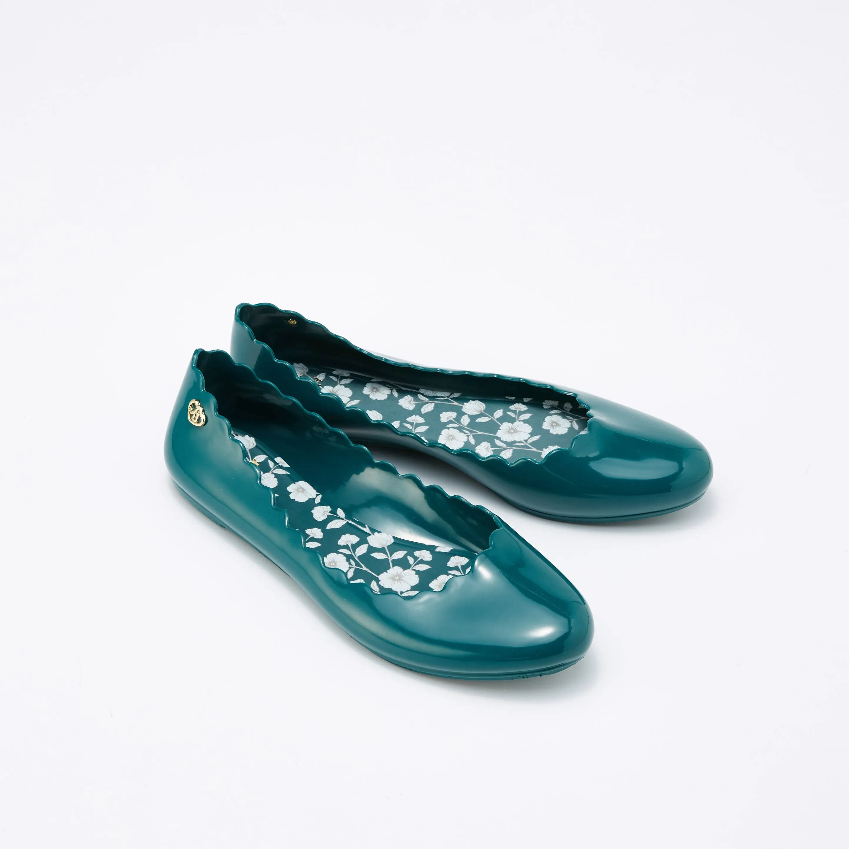 Sophie Wanda Flat Ballerinas Green