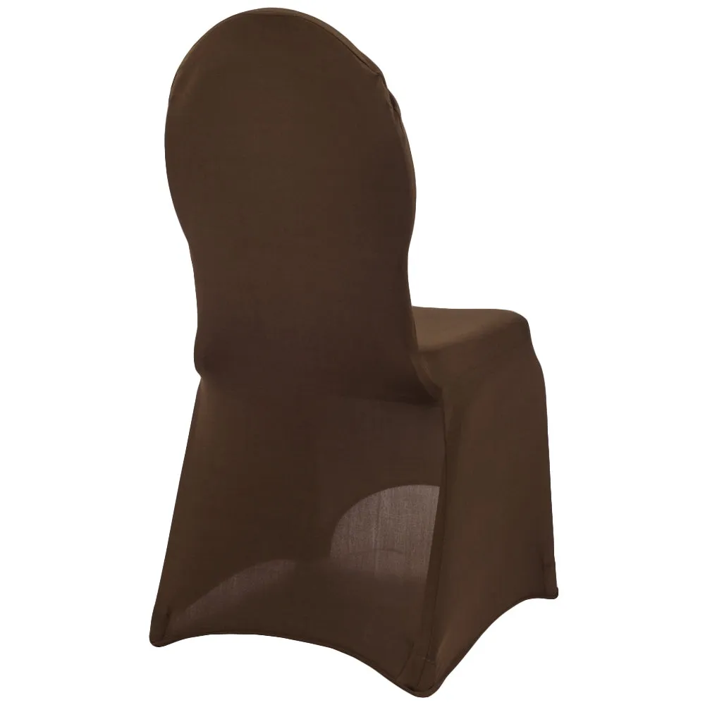 Spandex Banquet Chair Cover - Chocolate Brown