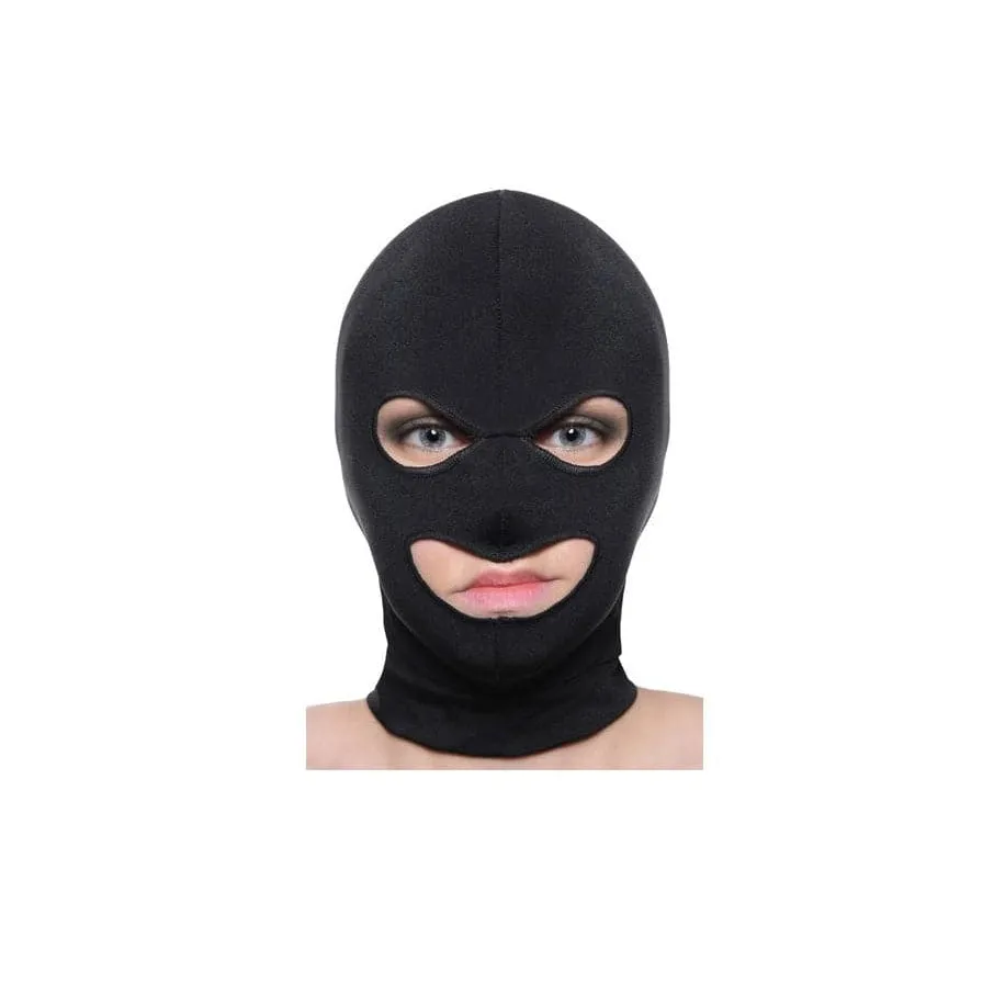 Spandex Hood With Eye And Mouth Holes