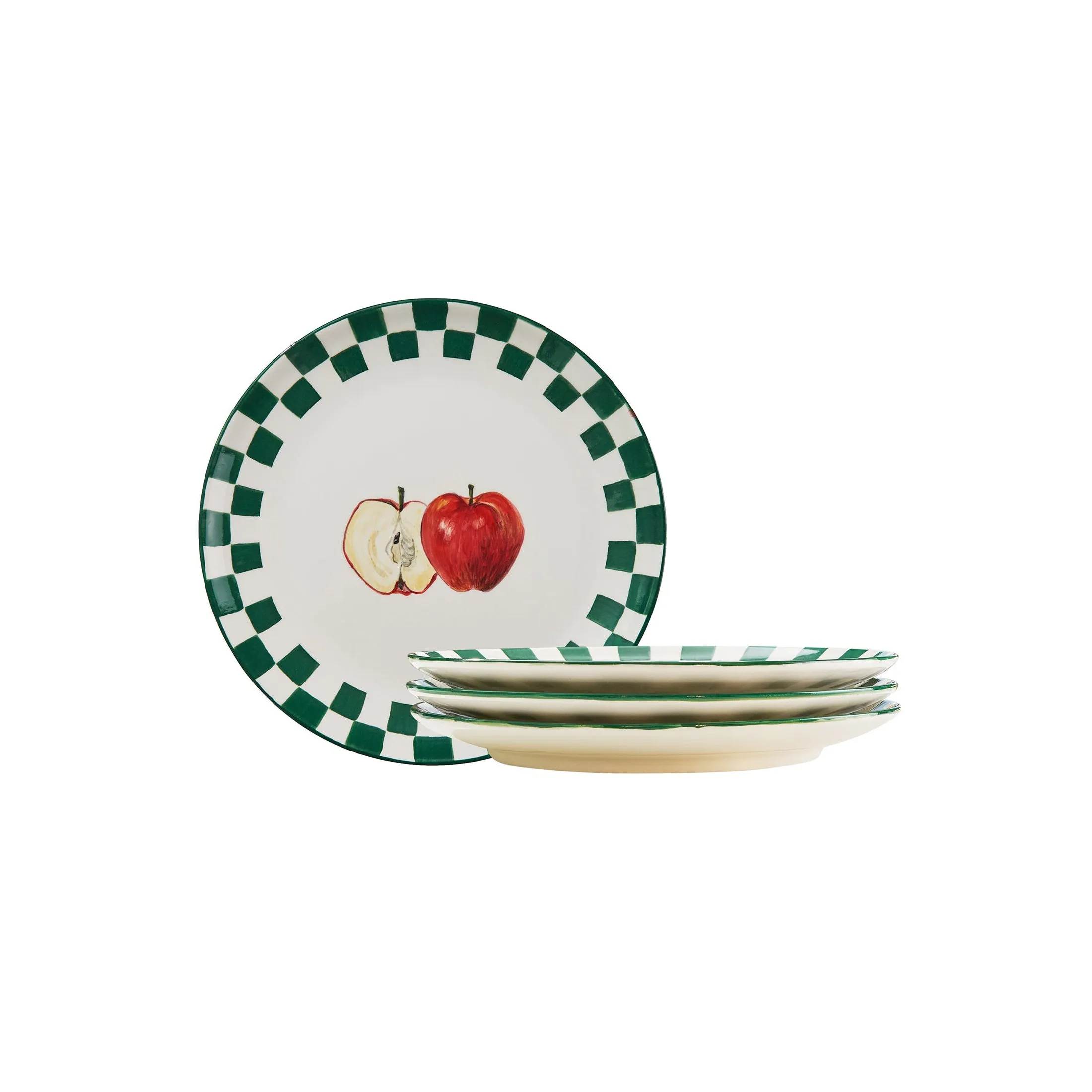 Still Life Hand-Painted Salad Plate (Set of 4)