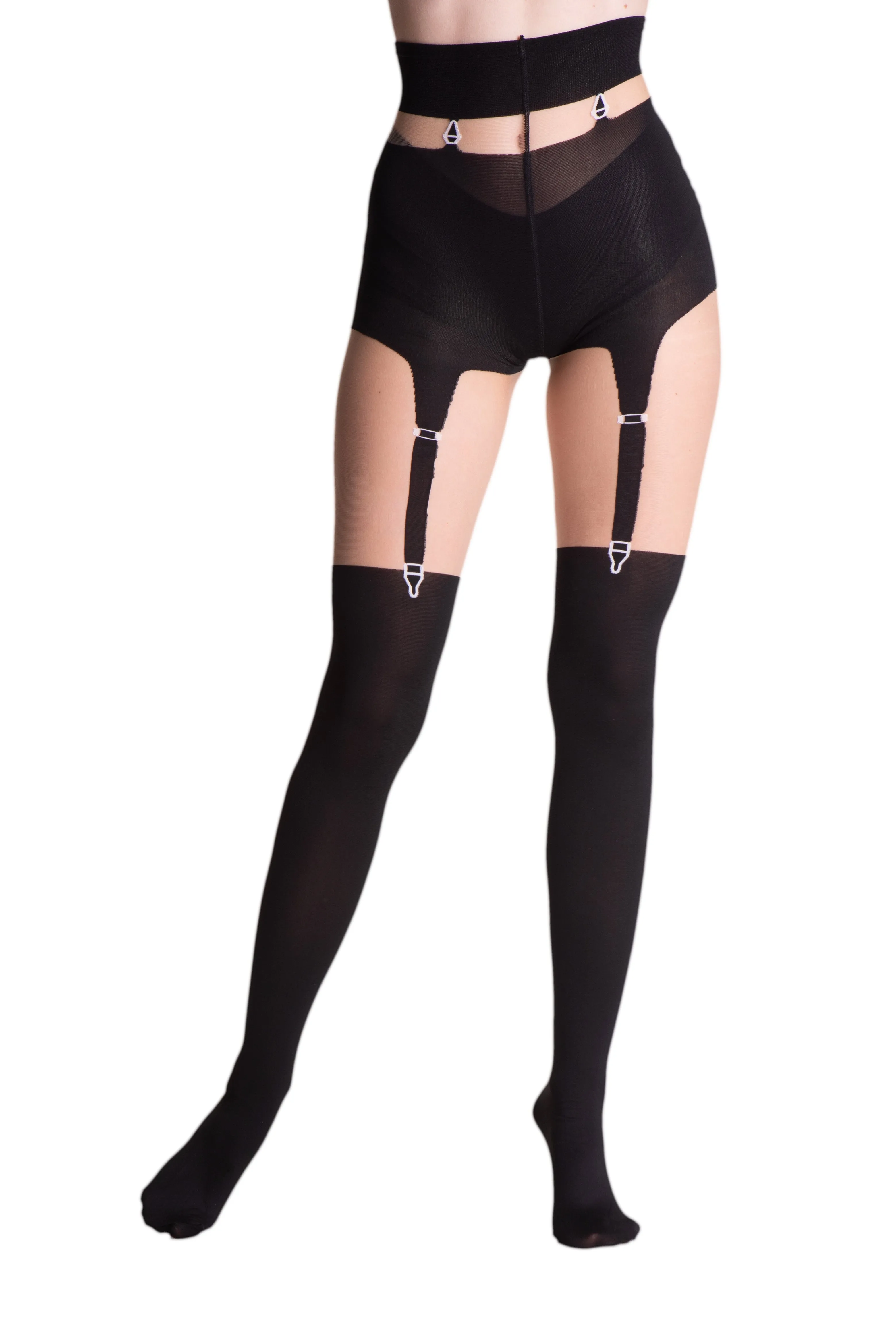 Trasparenze Cayenne Mock Suspender and Stockings Tights