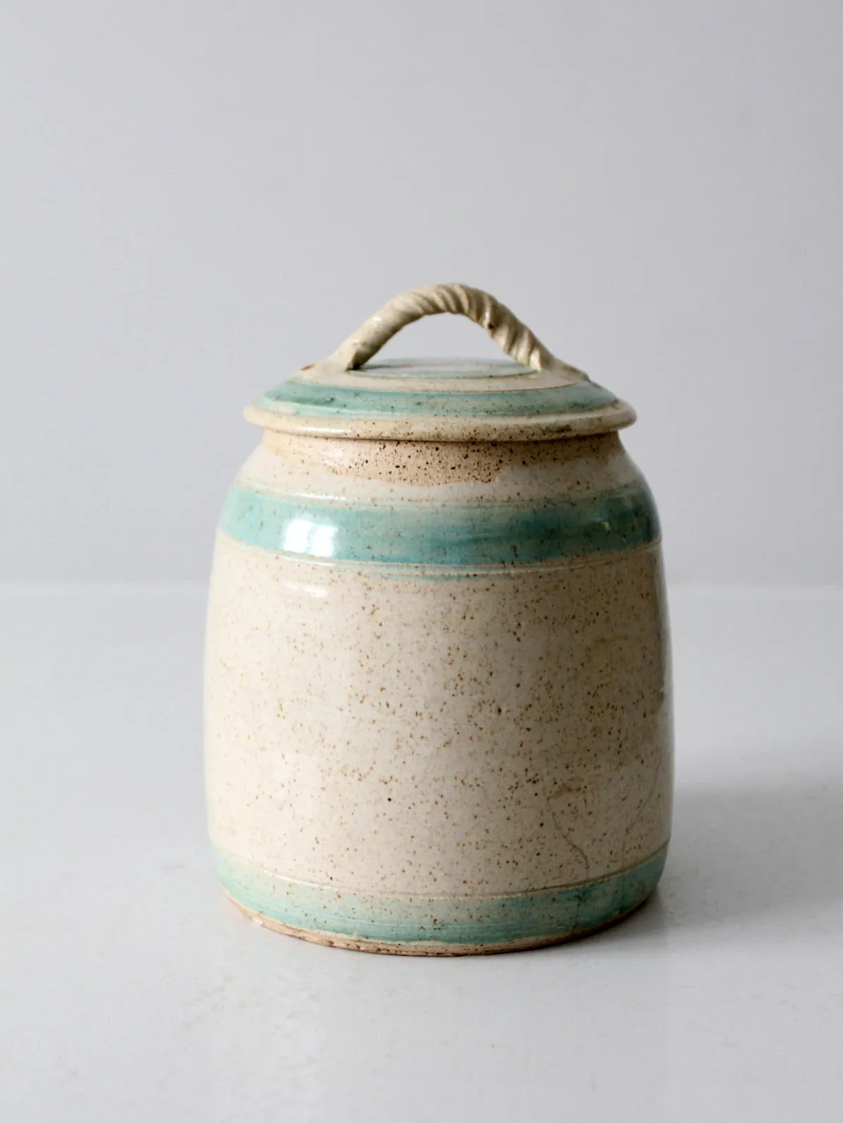 vintage studio pottery cookie jar