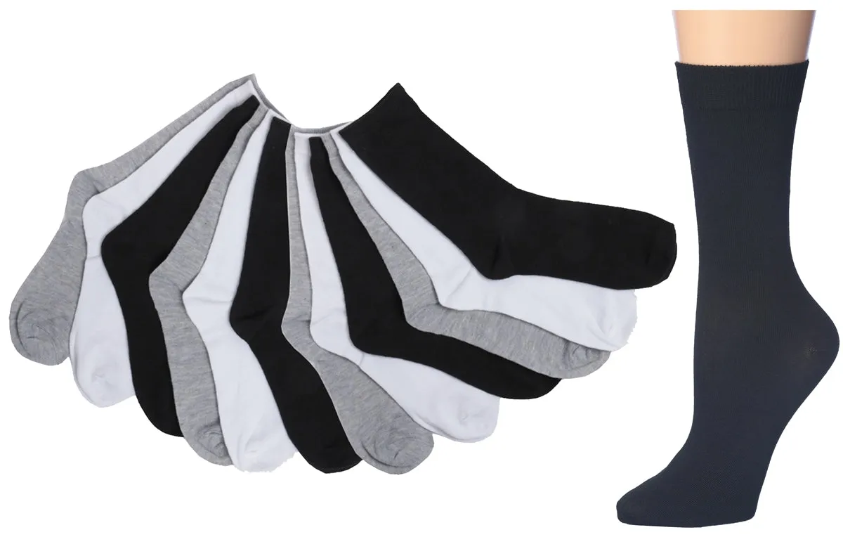 Women's 3 Pairs per Pack Crew Socks