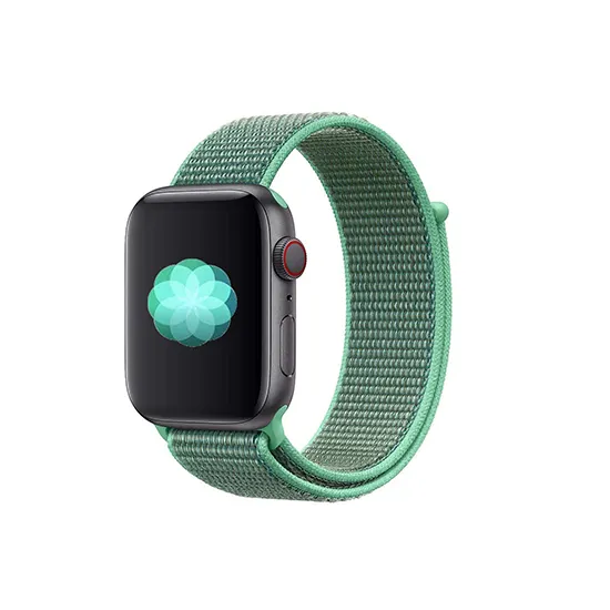 Woven Nylon Strap For Apple Watch-Red (42/44/45/49mm)